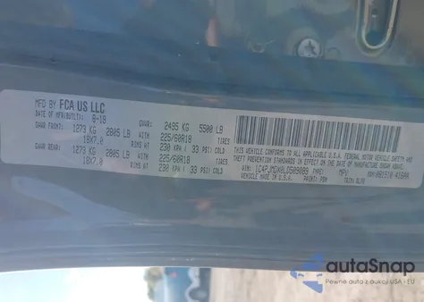 2020 Jeep Cherokee Limited 4X4 из США, поврежденный, VIN 1C4PJMDX0LD509089